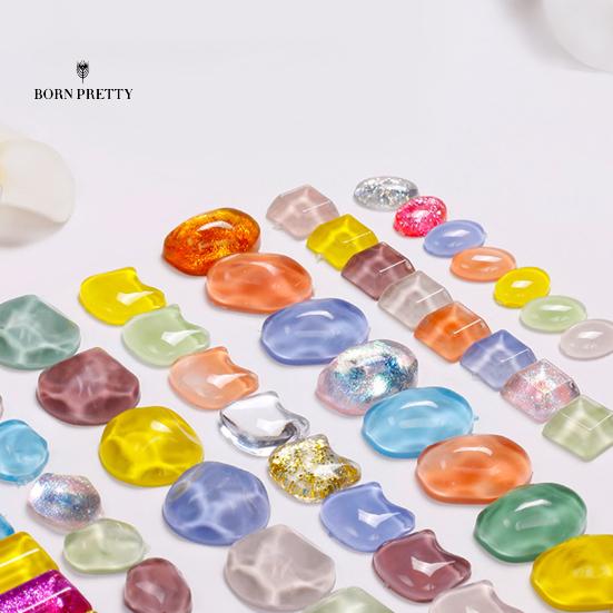 

Стильный цвет ногтей Украшения Карты Многоцветные Цветные Многофункциональные