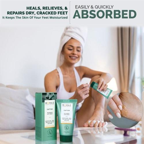 MORAZ Original Foot Cream, for Dry Heels and Feet, with Michianagi Extract, 100ml