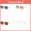 Geometric Style Unisex Square Sunglasses With Pc Lenses Uv400 Sun Protection For Travel