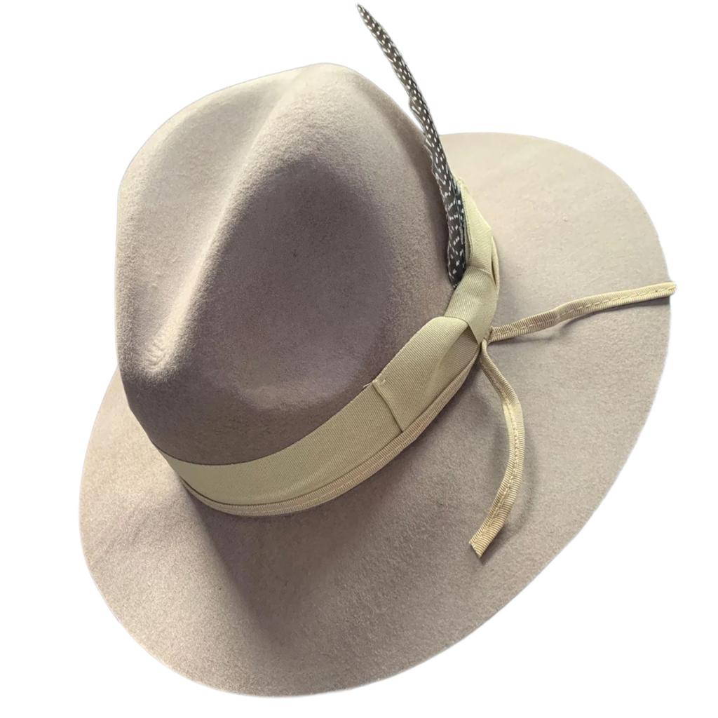 Breathable Wool Fedoras Hat with Wide Brim Feathers for Daily Wear Travel and Theme Parties Gathering Costume Headwear