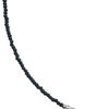 standingfish silver point necklace(black)