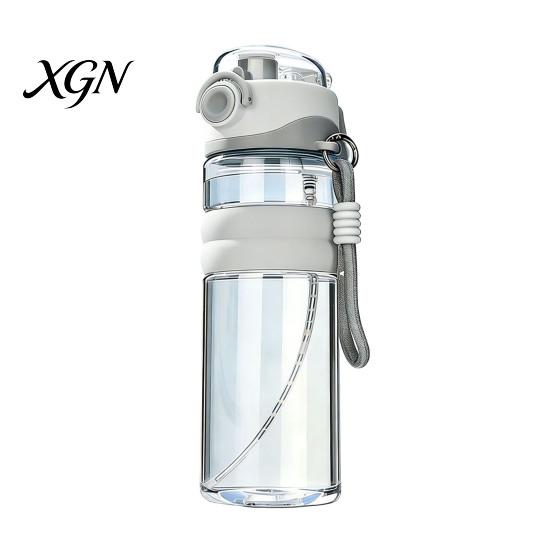 Heat Resistant Drinking Vessel Spray Sports Water Bottle, 750ml Dual-Use Mist And Drink Cup with Safety Reusable Plastic Lock, Leak-Proof Bottle