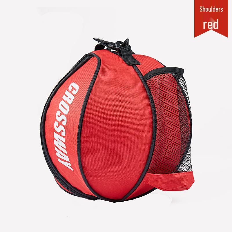 Crossway Basketball Backpack: Versatile Single/Double Shoulder Sports Bag for Basketball and Football Equipment 9L