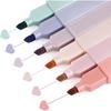 Accuprints 6 Pcs Aesthetic Cute Highlighters Bible Highlighters And Pens No Bleed, Highlighter Pen, Mild Soft Chisel Tip