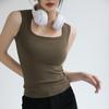 Women Sleeveless U Neck Tees T Shirt Ladies Tee Shirt Street Vest Wear Top