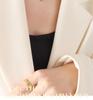Gold-Plated Geometric Wing Pendant Necklace: Japanese-Korean Design with Titanium Steel Clavicle Chain