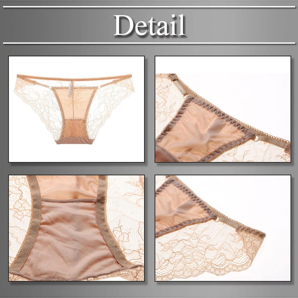 TVS05S138 [Buzz Selection] Underwear, Shorts, 5-piece Set, Lingerie, Lace, See-through, Sexy, Women's, (P Set)