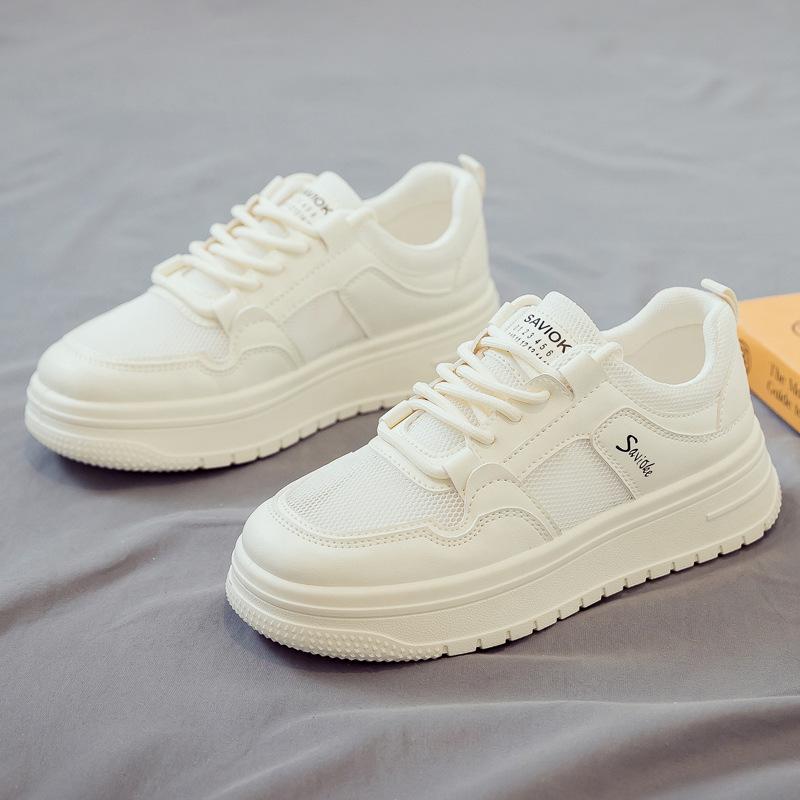 Summer mesh breathable and versatile new women's shoes platform heightening board shoes dad shoes summer mesh shoes