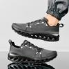 New Men'S Ultra-Light Running Shoes Cushioned Sports Shoes Men'S Breathable Thick Sole Flying Mesh Racing Shoes