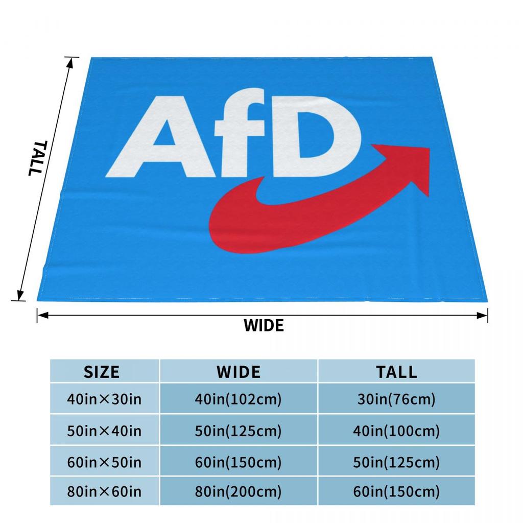 Alternative Afd Germany Blanket Cover Fleece Throw Blanket Bedroom Sofa Personalised Lightweight Bedspread