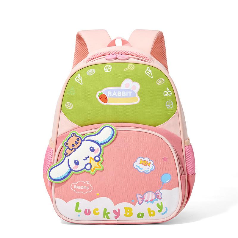 Dinosaur Cinnamoroll Kids Backpack With Breathable Nylon And Air Cushion Straps For School And Travel