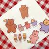 100 Rilakkuma Cartoon Animal Planner Stickers: Cute Japanese-Style Decoration