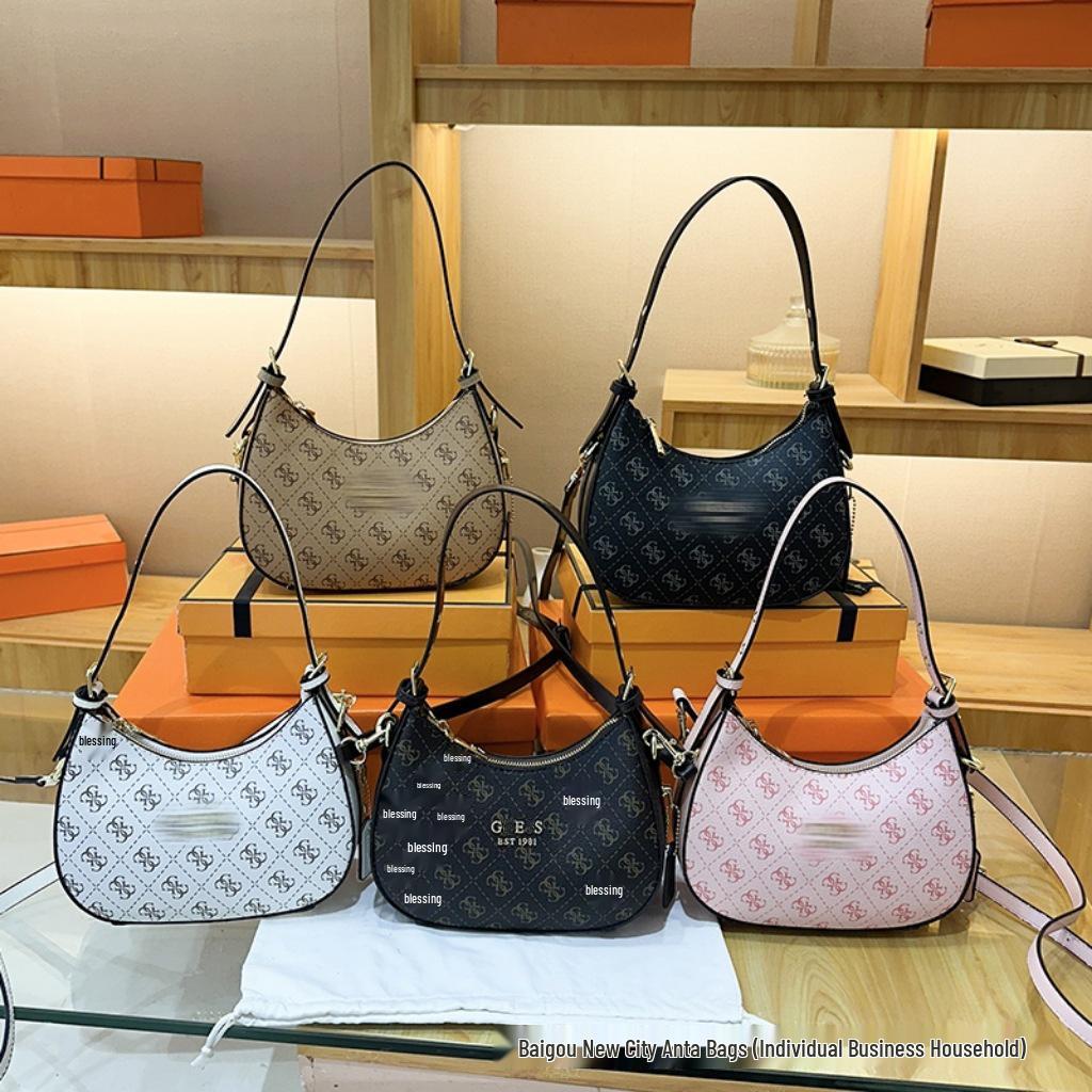 Bolsa Transversal Retrô Europeia Feminina - Alta Qualidade, Versátil, Estilo Ombro Único com Design de Letras