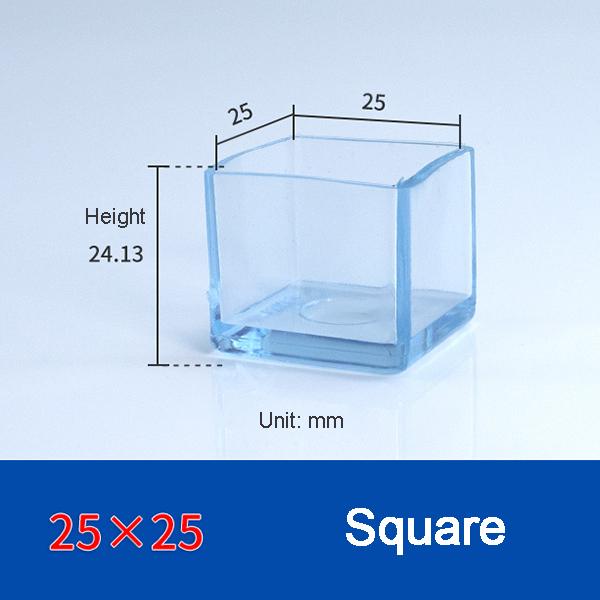 Transparent Thickened Table Foot Mat, Protective Cover, Non-slip, Wear-resistant, Furniture, Chair Noise, 4 Pcs Set Foot Cover
