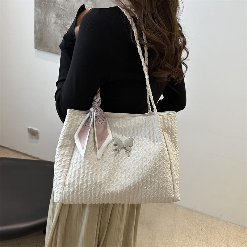 Tote Trendy Versatile Bag Featuring Unique Stitching Durable Polyester Material For Adventures Everyday