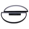 Semicircle Ceiling Light Semicircle Design Simple Style Warm Light Durable Metal LED Ceiling Light