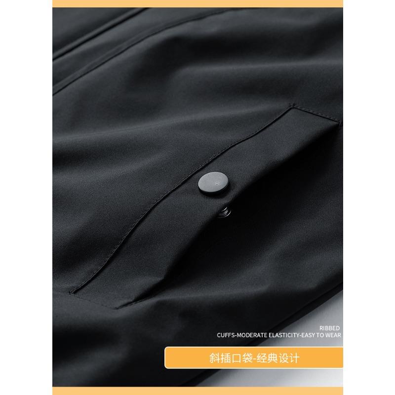 Men's Spring and Autumn Stand-up Collar Jacket Jacket Men's Casual Loose Korean Version of Trendy Workwear Versatile Fashion Men's Top