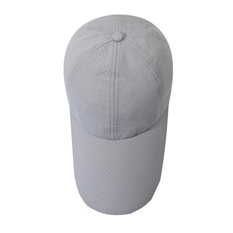 Summer new men's baseball cap extended brim quick-drying hat outdoor leisure sports breathable versatile cap