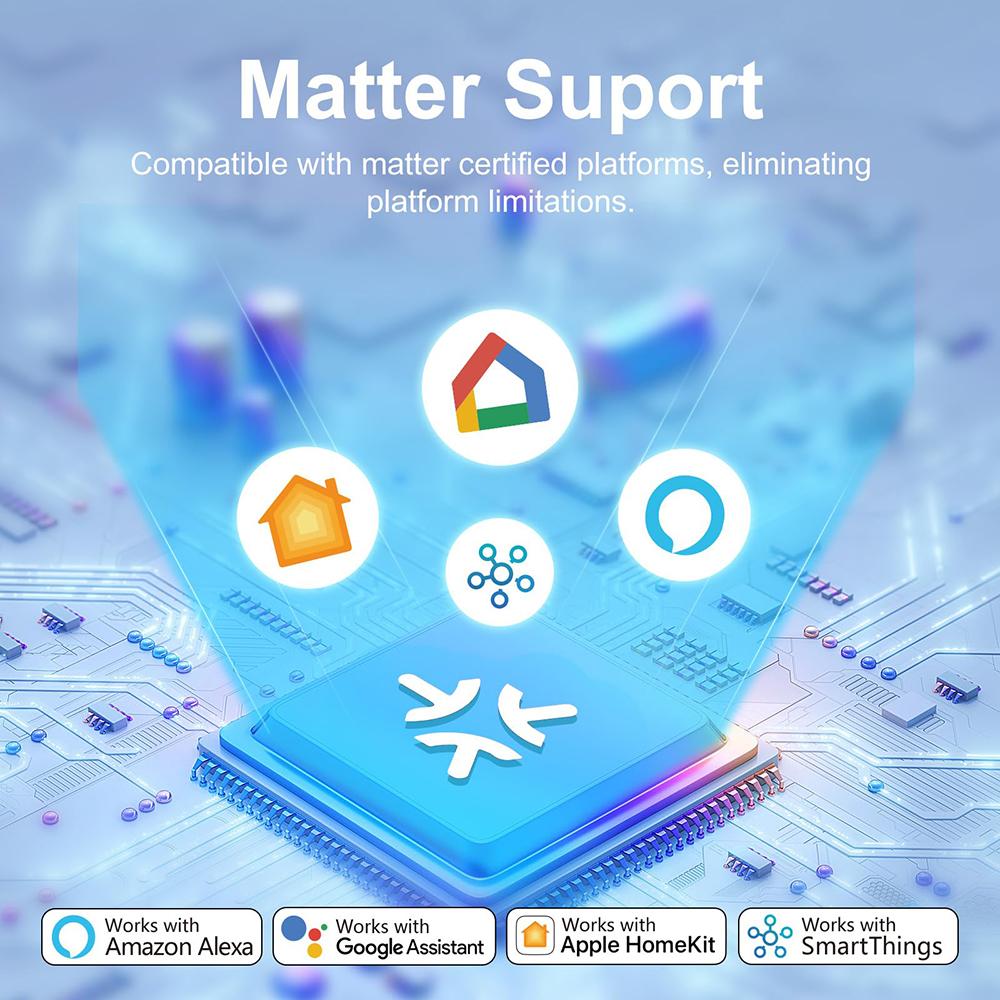 Matter UK Plug WiFi Smart Socket 16A Mini Home Outlet App Remote Control Voice Function Work with HomeKit Alexa Google Home Siri