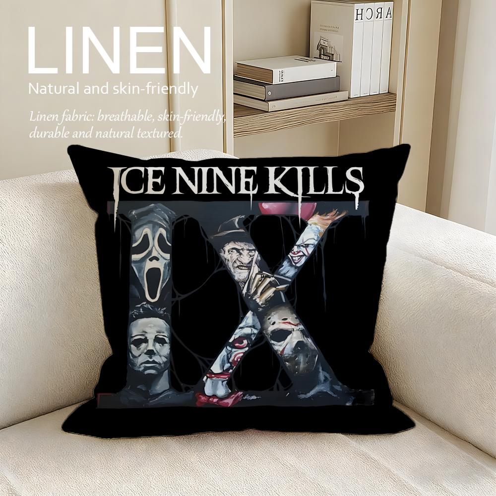 

Music Ice Nine Kills Cushion Cover Pillowcase Set Pcs x x Breathable Washable Sofa Cushion Cover 30X30cm