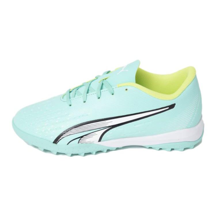 Puma Ultra Play Artificial Turf Versatile Shock Absorbing Durable Low Top Kids Soccer Shoes Kids Soccer Shoes Yellow Green 107246-03
