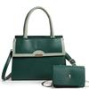 2024 New European And American Retro Shoulder Bag Vintage Style Colorblock Large Capacity Crossbody Bag