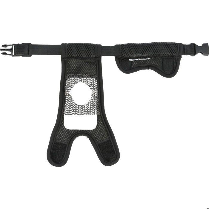 Culotte de protection - Trixie - Noir - Tissu respirant - Bandes auto-agrippantes - 3 serviettes incluses