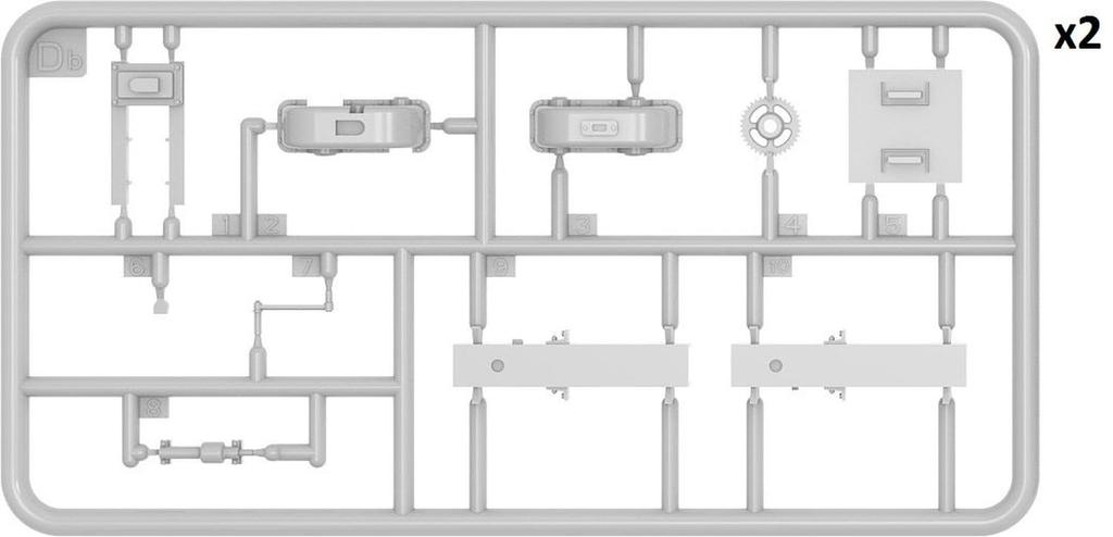 Miniart Railroad Crossing and Barrier Plastic Model MA35666 1/35 (Diorama)