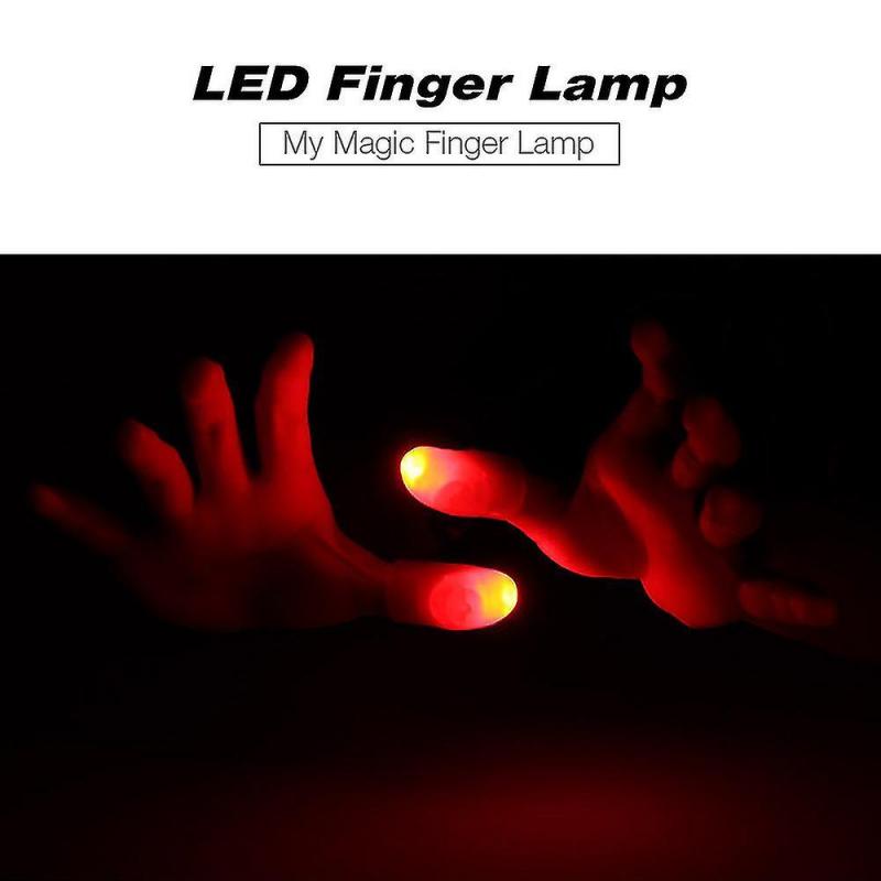 Led Finger Light Rings Glow Magic Finger