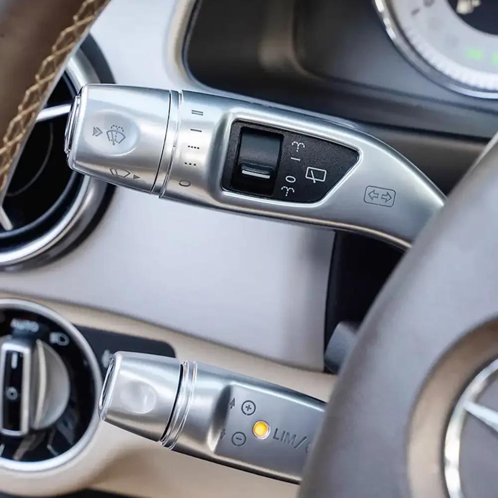 For Mercedes Benz A B C E S GLC CLA GLA GLE GLS CLS GLK ML Class W205 W213 W212 W176 W204 Car Shift Lever Wiper Rod Trim Cover