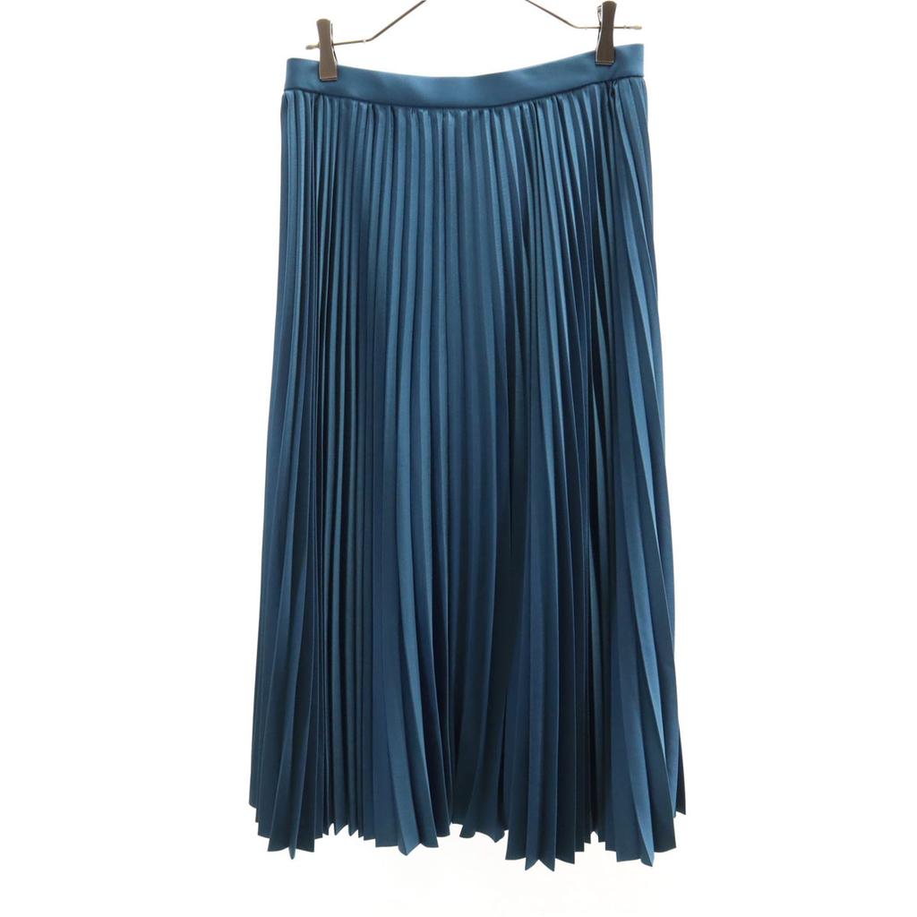 NEMIKA made in Japan Long length BONOTTO fabric Pleated skirt 11 Relian Women Used