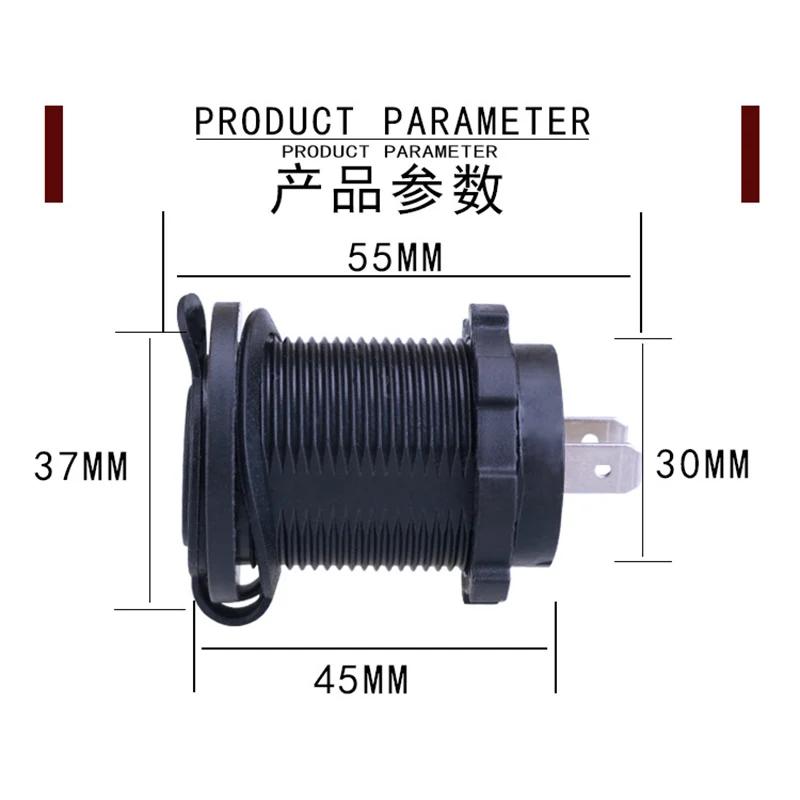 Wasserdicht 3,1 A 12 V-24 V Dual Ports USB Auto Ladegerät Steckdose Power Adapter für Motorrad Bus Lkw Boot Marine RV