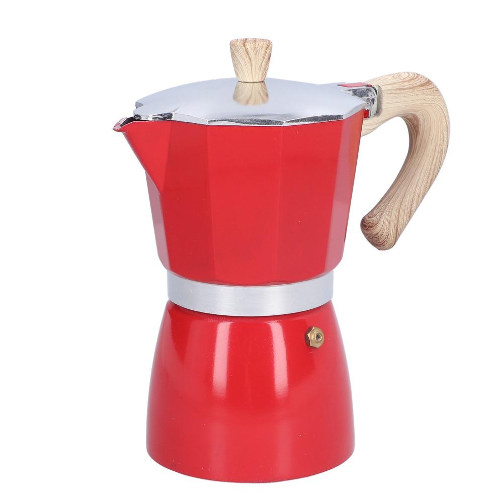 300ML Capacity Stovetop Espresso Maker Colorful Coffee Kettle Coffee Brewing Coffee Maker  Home Use