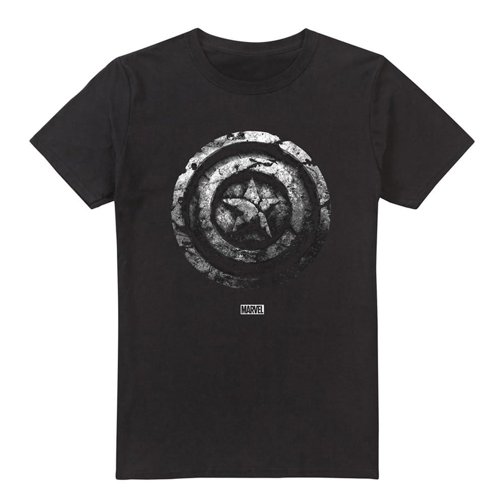 Captain America Mens Brick T-Shirt