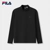 FILA Men's Half-Zip Knitted Long-Sleeve Shirt