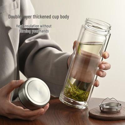 Double-Layer Heat-Resistant Glass Cup