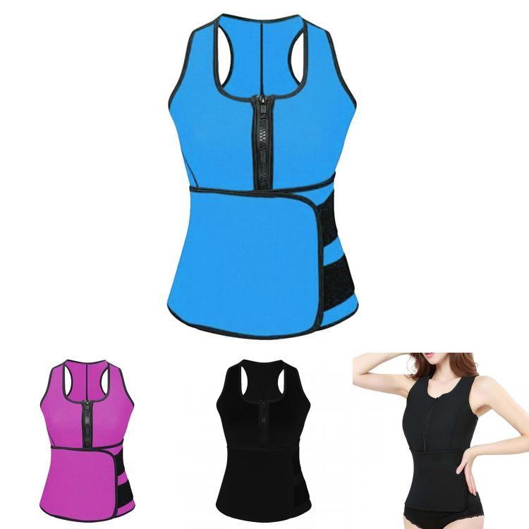 Premium Women Waist Trainer Vest With Enhanced Slimming Adjustable Sweat Belt For Effective Gym Workout