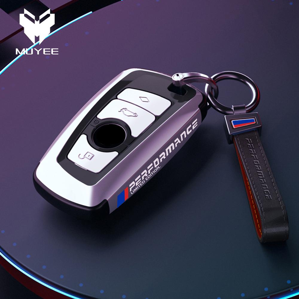 Car Remote Key Case Cover Holder Shell Bag Fob For BMW F20 F30 F31 F34 F10 F11 F25 I3 M3 M4 F15 F16 3 5 Series GT Accessories
