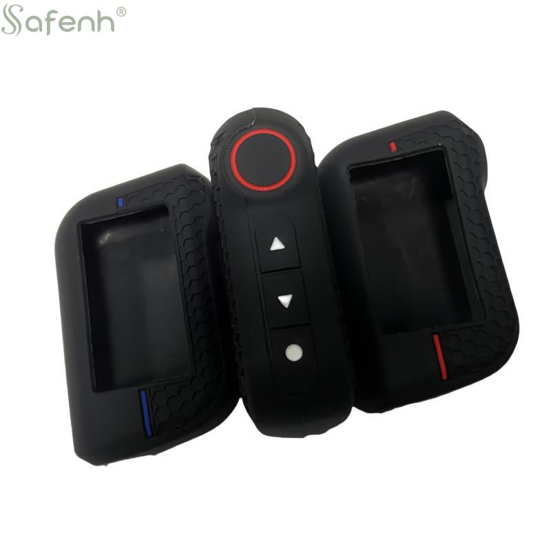 Nouveau Étui Clé en Silicone Haute Qualité Pour Starline A93 A63 Version Russe Alarme Voiture Bidirectionnelle Télécommande LCD Porte-Clés