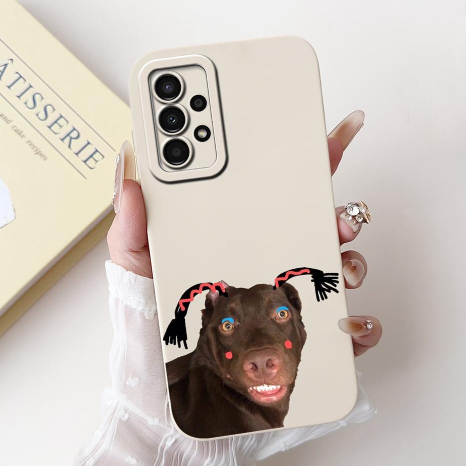 For Samsung Galaxy A13 4G Case A33 A53 A73 5G Cute Animals Cartoon Cover Soft TPU Phone Case For Samsung A13 A 33 53 73 5G Shell