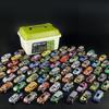 10/30/50Pcs Random Mini Alloy Car Model Diecast Cars Toys With Storage Box Christmas Gift For Kids Sliding Inertia Vehicle Toys