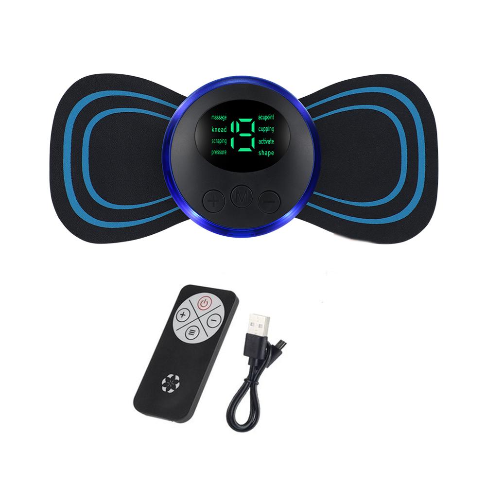 

Электрический массажер для шеи с ЖК-дисплеем, 8 режимов, патч для шейного массажа, EMS, импульсный стимулятор мышц, портативный