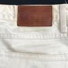 TELLASON Slim Straight White Denim Pants Men’s 30 Inseam 77cm USA(USED)