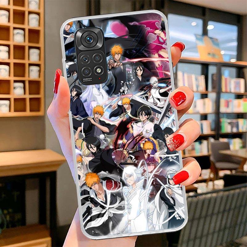 Ichigo Kenpachi Bleach Anime Cover Phone Case For Xiaomi Redmi Note 15 14 13 12 11 10 Pro Plus 14S 12S 11S 11T 11E 10S Soft Fund