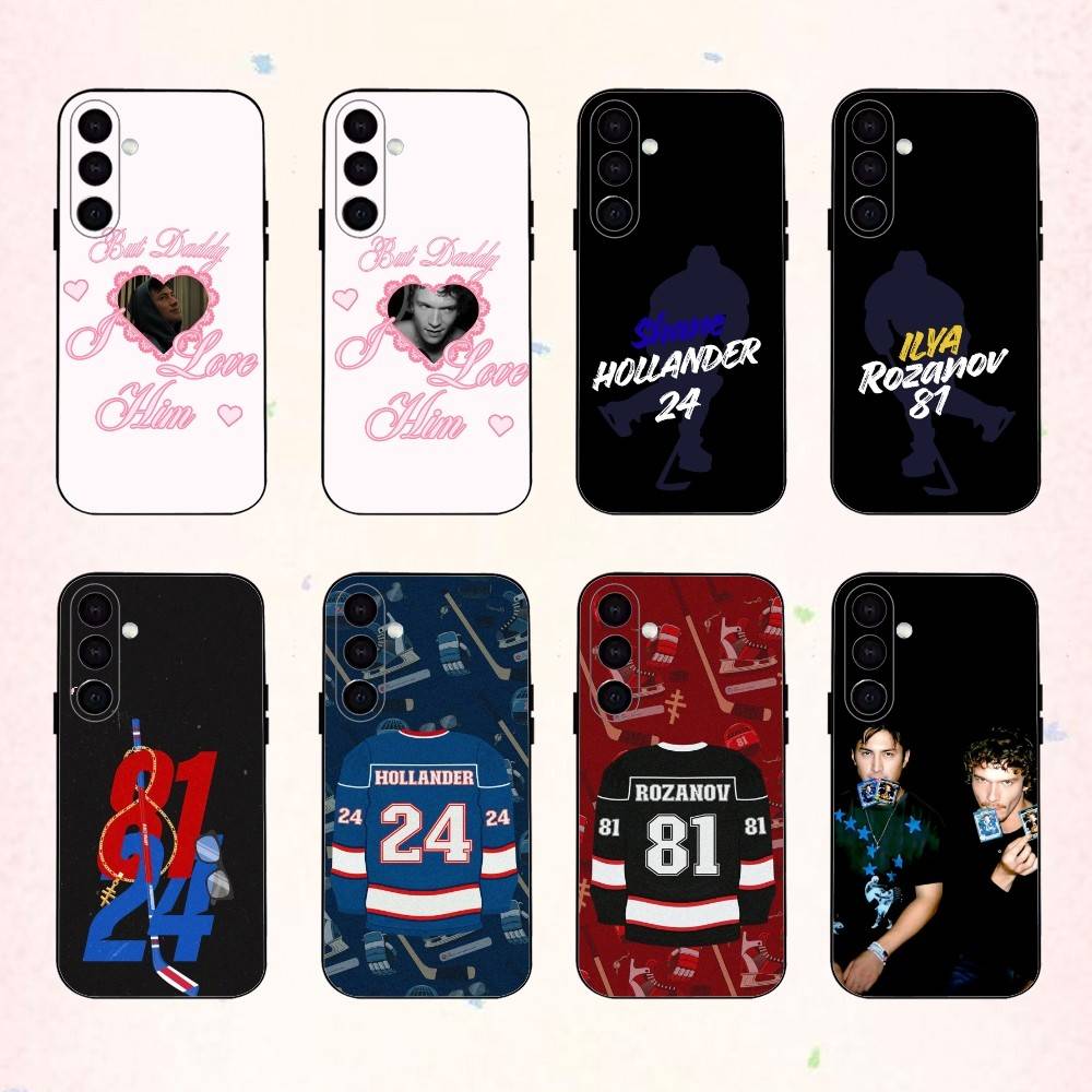 MM Romance H-Heated R-Rivalry phone Case For Samsung Galaxy A73,A72,A71,A70,A53,A52,A51,Others Soft Black Shell