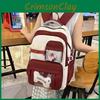 Fashion Teen Backpack With Contrast Colors And Spacious Interior For Daily Use