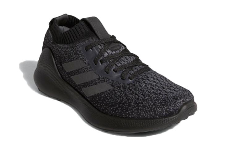 Adidas Purebounce+ Abrasion Resistant Breathable Low top Kids' Running Shoes Black Teenagers B76071