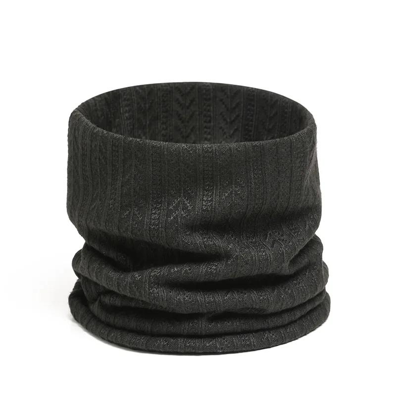 New Women Men Soft Knitted Neck Ring Neckerchief Winter Warm Face Mask Scarves Unisex Snood Muffler Fashion Fake Collar Bufandas