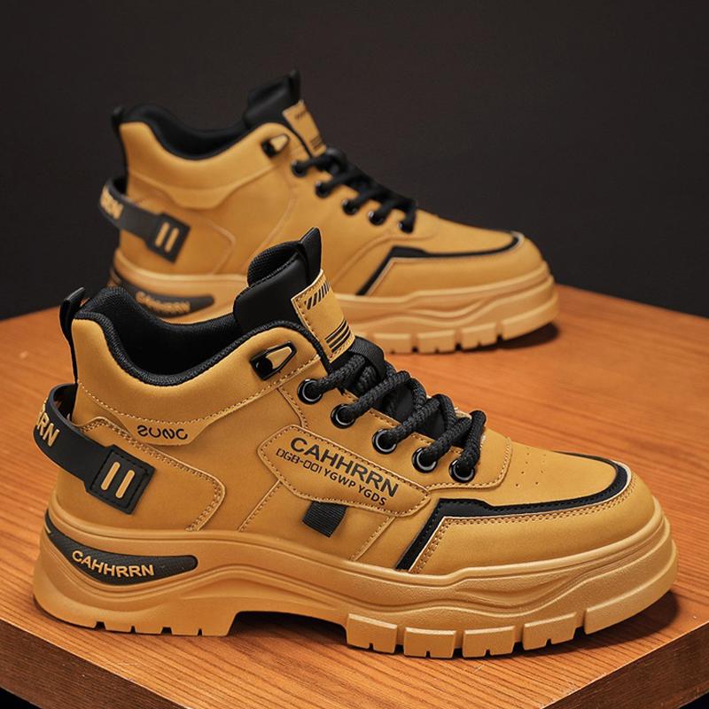 

CYYTL Mens Boots Winter Casual Shoes Cowboy Combat Tactical Motorcycle Chelsea Ankle Work Leather Outdoor Hiking Designer Luxury 39