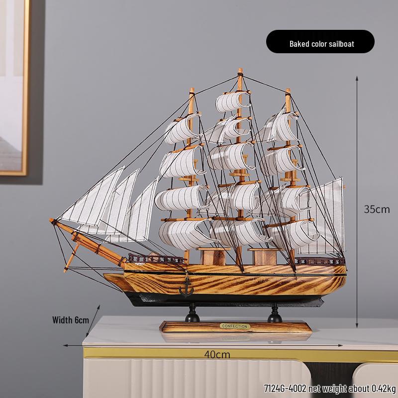 Segelboot Ornament - Modell für ruhige Fahrt zur Dekoration von Zuhause oder Büro
